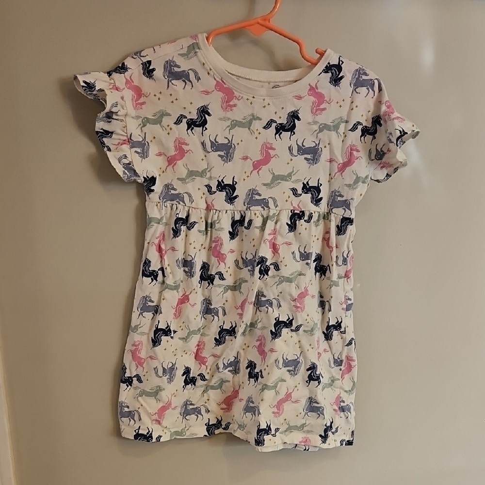 Old Navy Kids Unicorn Print Dress - Multicolor